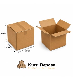 20x20x20 cm E-Ticaret ve Kargo Kolisi (10 ADET)