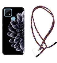 Realme C11 C21 C21Y C25Y C11 2021 Kılıf Boyun Asklı Rasta Silikon Çiçekler 1639