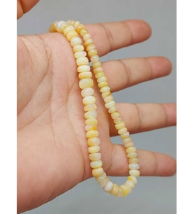 Etiyopya Opal Taşı Kolye Yansımalı Renkler 68 Karat Çelik Kapama (51262)