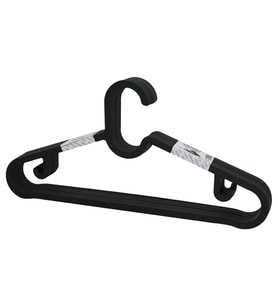 10PCS PLASTİK - ANTRASİT GRİ ELBİSE ASKISI (5680)