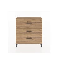 Arges Şifonyer 3 Çekmeceli 88x30x96 Çam-Çam