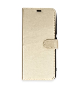 Huawei Y5p Kılıf Trend S Plus Kapaklı Kılıf - Gold