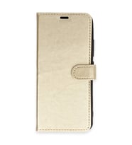 Huawei Y5p Kılıf Trend S Plus Kapaklı Kılıf - Gold