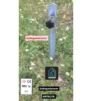 Şemsiye Sabitleme  Metal Bahçe Şemsiye Sabitleme Galvaniz Aparatı