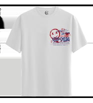 Keep Smiling - %100 Pamuklu Kadın Beyaz Tişört - Premium Quality (Siyah - Beyaz)