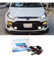 Fiat Punto Grande  Led Xenon Uzun + Kısa Far Ampulü H4 Ultimate 9500 Lumens Yeni Seri Beyaz