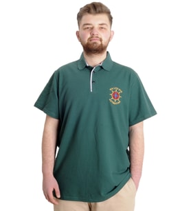 Mode XL Büyük Beden Erkek T-shirt Polo ADVENTURE 23323 Nefti
