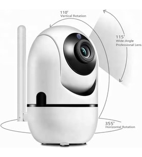 HK-520 Ip Bebek Güvenlik Kamerası, Gece Görüşlü Kablosuz Bebek Izleme Monitörü