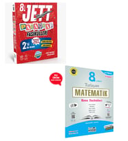 8.Sınıf LGS Ünlüler Jett 15 Paragraf Fasikülleri + Matematik Fasikülleri Hediyeli
