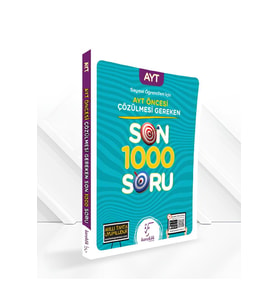 karakök yayınları Güncel Karekök Yayınları Güncel AYT Öncesi Çözülmesi Gereken Son 1000 Soru-Sayısal (Çok Renkli)