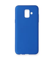 Samsung Galaxy A6 2018 Kılıf First Silikon - Mavi