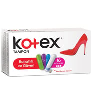 Kotex Tampon 16 Adet Normal Tekli Pk