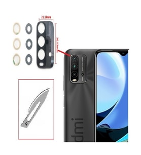 Tkgz Xiaomi Redmi 9T Arka Kamera CAM Lensi + Bistüri Ucu