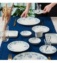 GÜRAL PORSELEN Camelia 30 Parça 6 Kişilik Bone Kahvaltı Takımı - 2976