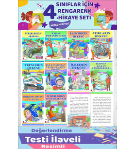 4.Sınıf Okumayı Sevdiren 10 lu Hikaye Seti 5 (80 Sayfa)