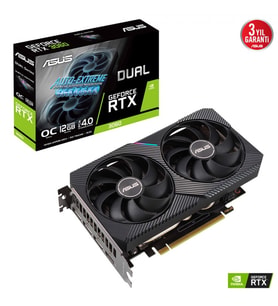 ASUS ASUS DUAL-RTX3060-O12G-V2 RTX3060 DUAL 12GB GDDR6 192Bit 3xDP/1xHDMI PCI-E 4.0 DX12