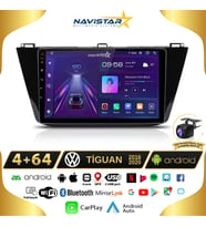Vw Tiguan 4GB + 64GB Kablosuz Carplay 2016-2020 Android 13 Navigasyon Multimedya Sistemi