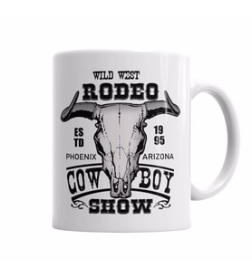 Rodeo  Phoenix Arizona Kupa Bardak Porselen