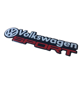 VOLKSWAGEN SPORT YAZILI ALÜMİNYUM STICKER