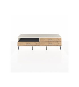 Hyperion TV Ünitesi Tek Raflı 3 Çekmeceli  176x44x51 Aytaşı-Antrasit/Çam