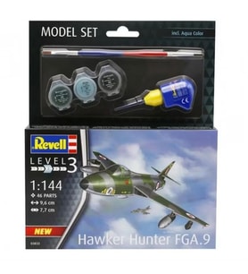 Revell Model Set Uçak Hawker Hunter FGA 63833