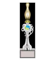 ODAK KUPA - Figürlü Kupalar - Bowling / Pin Figürlü Kupalar FG-034 B - 36 cm