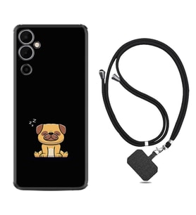 Tecno Pova 4 Kılıf Resimli Boyun Askılı İpli Desenli Silikon Series Uyuyan Köpek 1875
