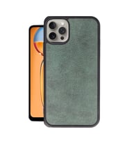 iPhone 14 Pro Kılıf Aras Deri Kapak - Koyu Yeşil