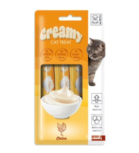 M-PETS CREAMY TAVUKLU KEDİ ÖDÜLÜ 4X15GR