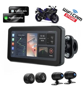 Çift Kameralı Motosiklet Akıllı Multimedya Ve Sürüş Kayıt Cihazı