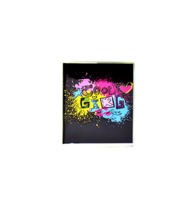 Mikro Bloknot Çizgili - NT-206 -Cool Girl- Siyah - A7 (Siyah)