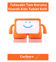 Özel Üretim Apple Samsung Uyumlu 8.7 Inç Yumuşak Dokulu Tutacaklı Tam Koruma Standlı Kids