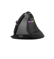 Delux M618 Mini Bluetooth 4.0+ 2.4G Ergonomik Şarjlı Sessiz RGB Mouse