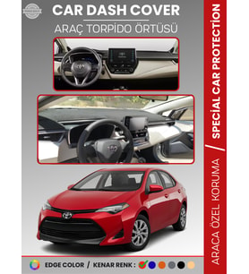 TOYOTA COROLLA (2019+) TORPİDO ÖRTÜSÜ E210 KASA HAYALET EKRANLI DİJİTAL GÖSTERGELİ TORPİDO KORUMA