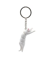 3D Baskı Hareketli Flexi Kedi Anahtarlık - Eklemli Stres Atıcı Çanta ve Anahtar Aksesuarı