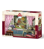 Art Puzzle 1500 Parça Penceremdeki Şato 5388
