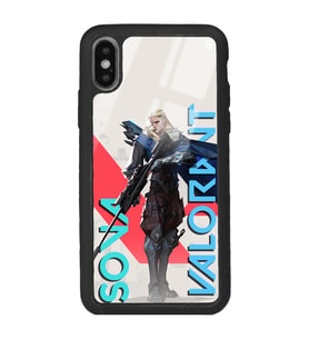 iPhone X Valorant Sova Tasarımlı Glossy Telefon Kılıfı