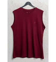 Bsm Erkek Serinleten Modal Dip Kol T-shirt 55403 (Bordo)