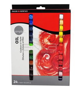 Daler Rowney Simply Yağlı Boya Seti 24x12ml