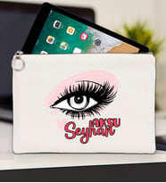 BK Gift Kişiye Özel İsimli-5 Tablet Çantası 30x21cm(12 Renk Seçeneği), Ipad Çantası, Baskılı Tablet Kılıfı (Ham)
