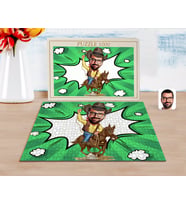 BK Gift Kişiye Özel Kovboy Karikatürlü 1000 Parça Profesyonel Puzzle-2