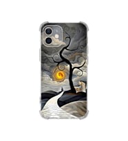 PrintiFy Apple iPhone 12mini ile Uyumlu Simya Serisi Sarmal Yolculuk Tasarımlı Uv Baskılı Köşe Korumalı Antişok Kılıf