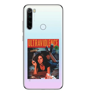 Redmi Note 8 Uyumlu Lana Del Rey Ultraviolence Desenli Şeffaf Telefon Kılıfı