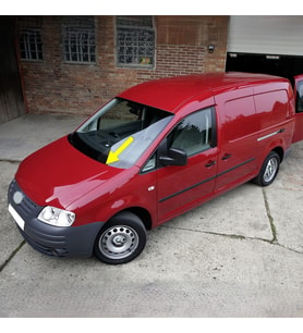 VW Caddy 2007-2010 Silecek Kolu Ön Cam Sol Sürücü Yön 2K1955409A