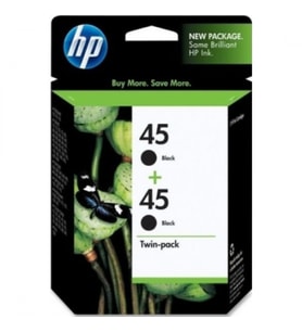 Hp Hp 51645AE 45A Siyah İkili Paket Orjinal Kartuş