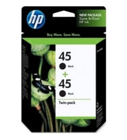 Hp Hp 51645AE 45A Siyah İkili Paket Orjinal Kartuş