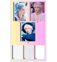 Felix3 adet defter A4 büyük boy çizgili_kareli_çizgisiz