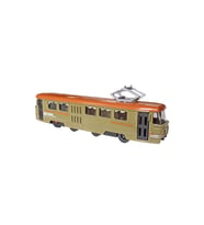 Oyuncak Metal Tren Sesli, Işıklı, Müzikli Çek-bırak Özellikli Oyuncak Metal Tren 19cm.