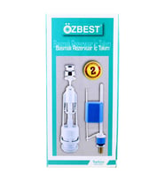 Özbest Su Tasarruflu Basmalı Klozet Rezervuar İç Takımı - Uyumlu Ve Dayanıklı