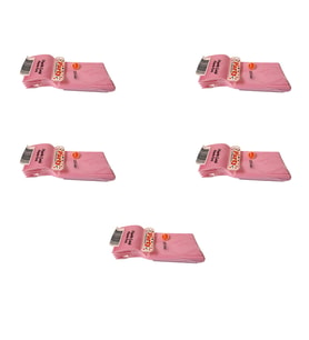 Plastik Çatal Pembe Renkli Lüx Parti Piknik Davet Doğum Günü Çatalı - 18 Cm. - 25 Adetlik 5 Paket